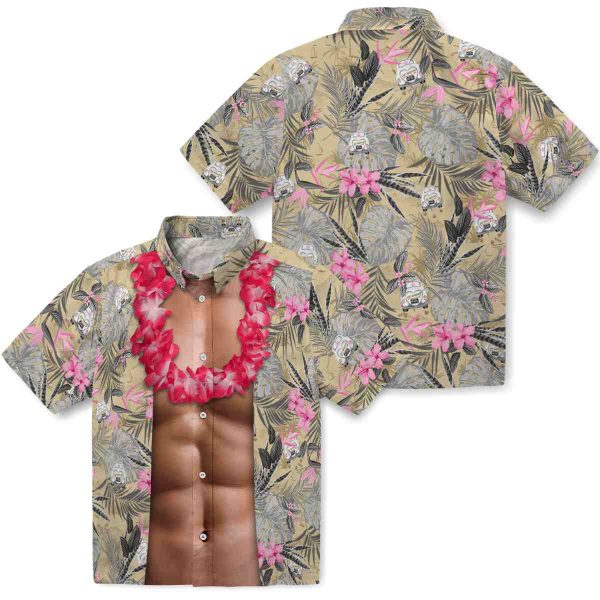 Wedding Chest Illusion Hawaiian Shirt Latest Model