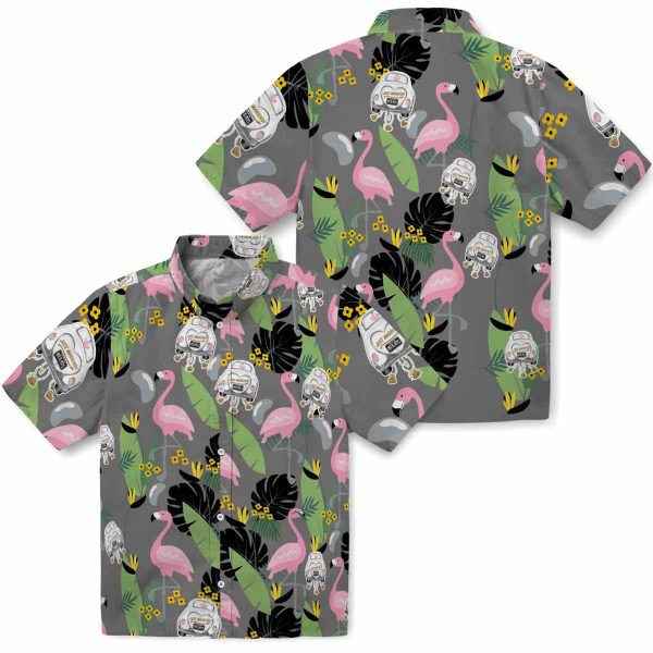 Wedding Flamingo Leaves Hawaiian Shirt Latest Model