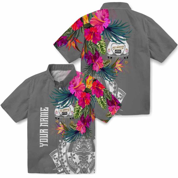 Wedding Floral Polynesian Hawaiian Shirt Latest Model