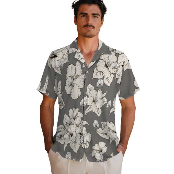 Wedding Hibiscus Blooms Hawaiian Shirt High quality