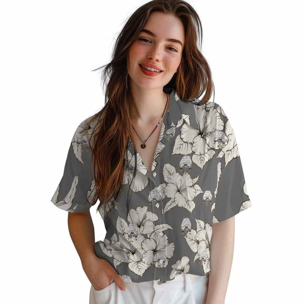 Wedding Hibiscus Blooms Hawaiian Shirt Trendy