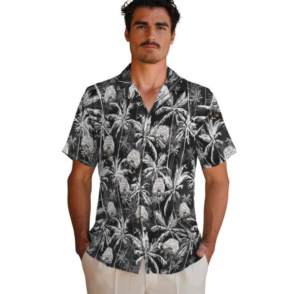 Wedding Palm Pattern Hawaiian Shirt High quality