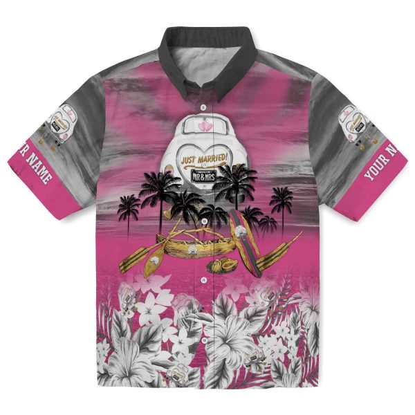 Wedding Tropical Canoe Hawaiian Shirt Best selling