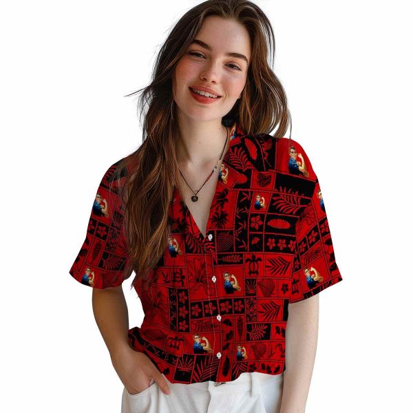 40s Tropical Patchwork Hawaiian Shirt Trendy