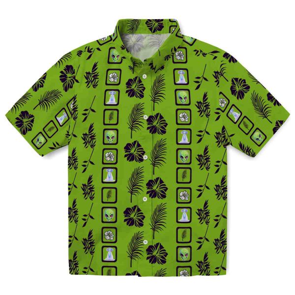 Alien Framed Floral Hawaiian Shirt Best selling