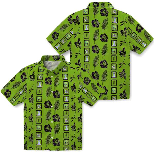 Alien Framed Floral Hawaiian Shirt Latest Model