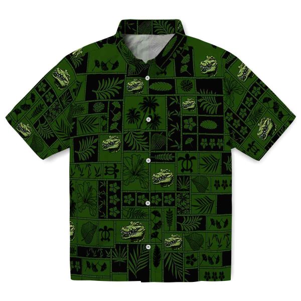 Alligator Tropical Patchwork Hawaiian Shirt Best selling