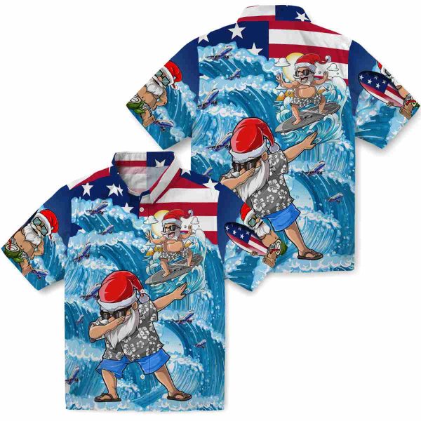 Aviation Surfing Santa Hawaiian Shirt Latest Model