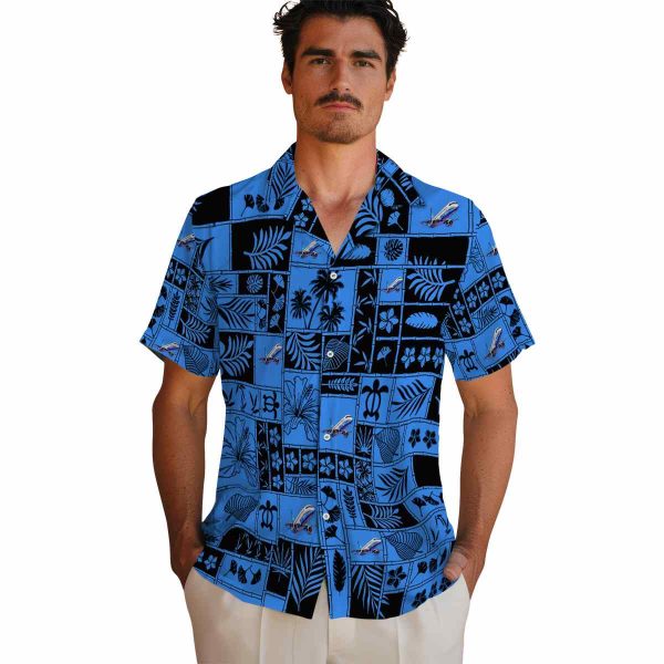 Aviation Tropical Patchwork Hawaiian Shirt High quality