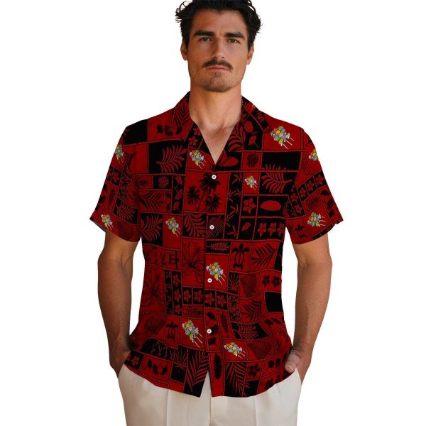 BBQ Tropical Patchwork Hawaiian Shirt High quality