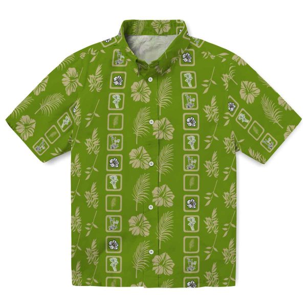 Bamboo Framed Floral Hawaiian Shirt Best selling