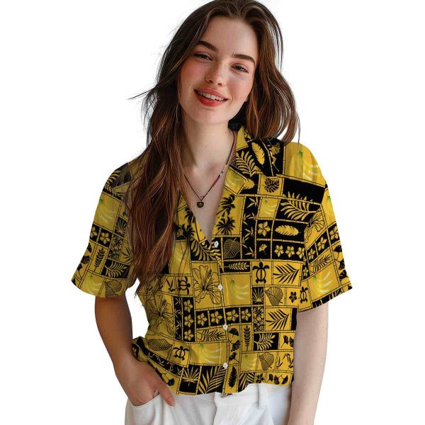 Banana Tropical Patchwork Hawaiian Shirt Trendy