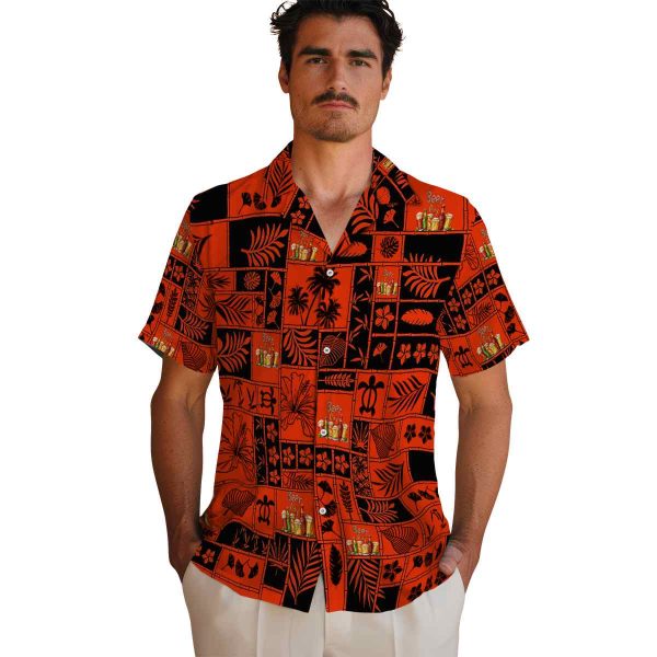 Beer Tropical Patchwork Hawaiian Shirt High quality