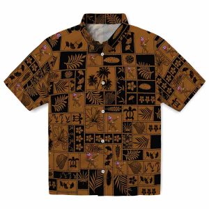 Bigfoot Tropical Patchwork Hawaiian Shirt Best selling