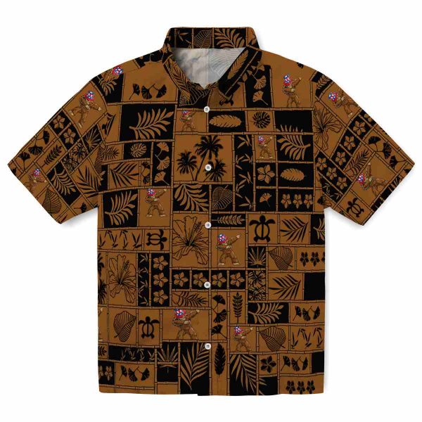 Bigfoot Tropical Patchwork Hawaiian Shirt Best selling