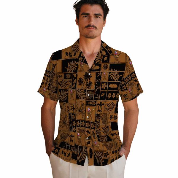 Bigfoot Tropical Patchwork Hawaiian Shirt High quality