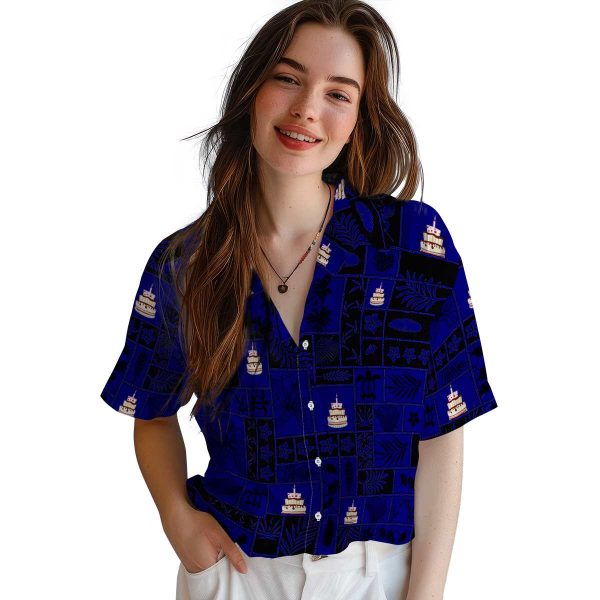 Birthday Tropical Patchwork Hawaiian Shirt Trendy