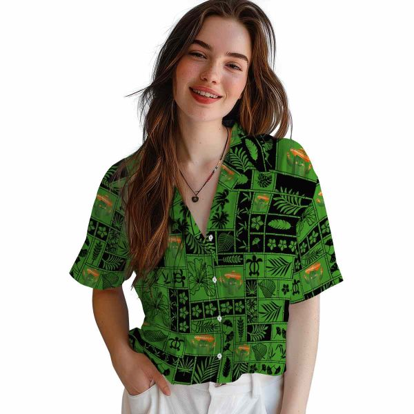 Cactus Tropical Patchwork Hawaiian Shirt Trendy