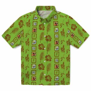 Capybara Framed Floral Hawaiian Shirt Best selling