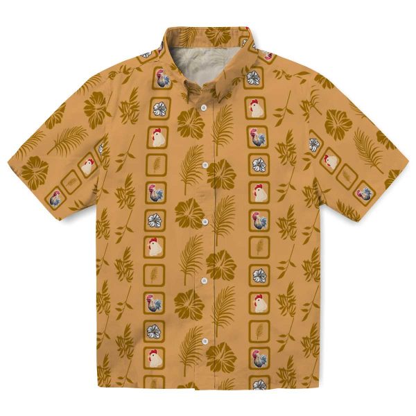 Chicken Framed Floral Hawaiian Shirt Best selling