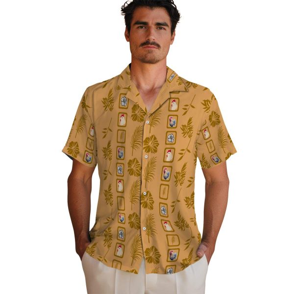 Chicken Framed Floral Hawaiian Shirt High quality