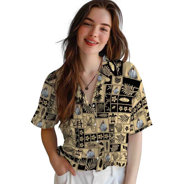 Christian Tropical Patchwork Hawaiian Shirt Trendy