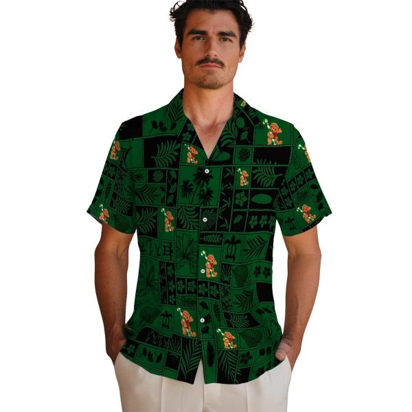 Christmas Tropical Patchwork Hawaiian Shirt High quality