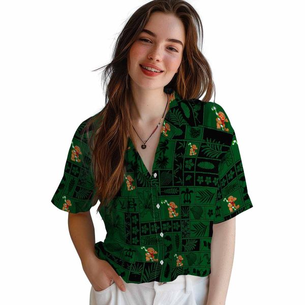 Christmas Tropical Patchwork Hawaiian Shirt Trendy