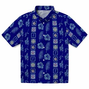 Coast Guard Framed Floral Hawaiian Shirt Best selling