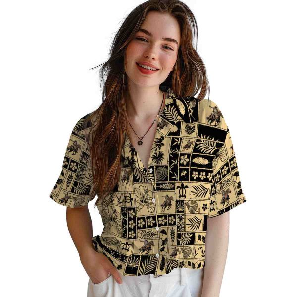 Cowboy Tropical Patchwork Hawaiian Shirt Trendy