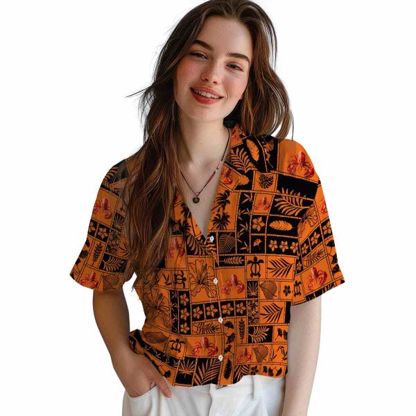 Crawfish Tropical Patchwork Hawaiian Shirt Trendy