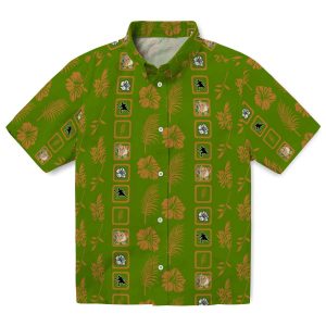 Disc Golf Framed Floral Hawaiian Shirt Best selling