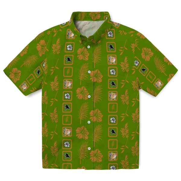 Disc Golf Framed Floral Hawaiian Shirt Best selling