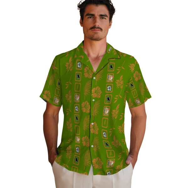 Disc Golf Framed Floral Hawaiian Shirt High quality