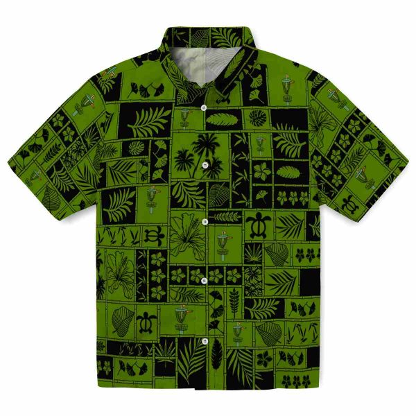 Disc Golf Tropical Patchwork Hawaiian Shirt Best selling