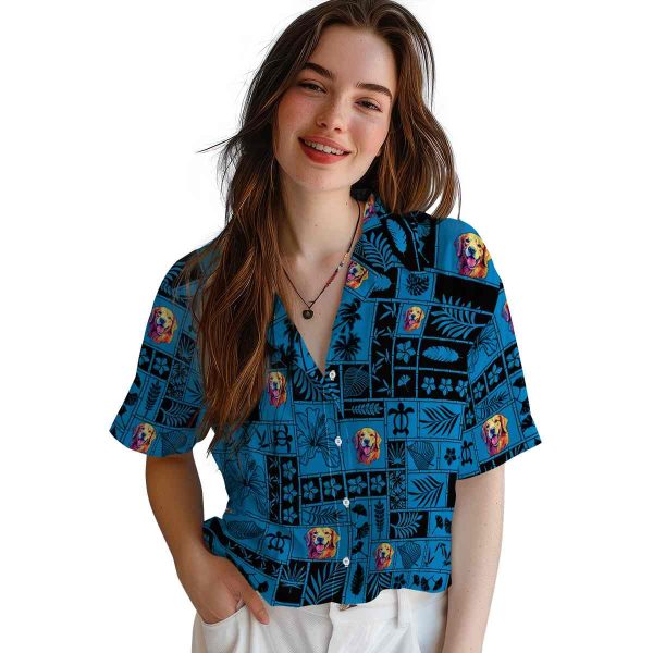 Dog Tropical Patchwork Hawaiian Shirt Trendy