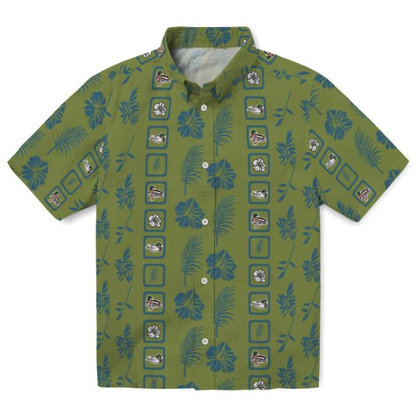 Duck Framed Floral Hawaiian Shirt Best selling