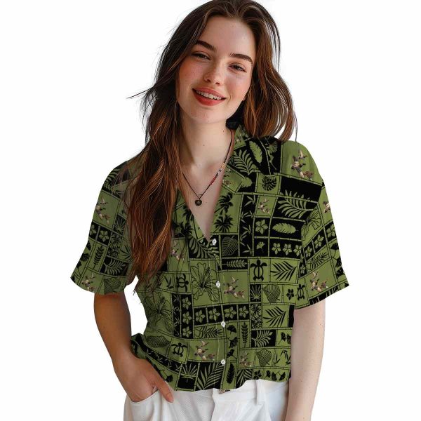 Duck Tropical Patchwork Hawaiian Shirt Trendy