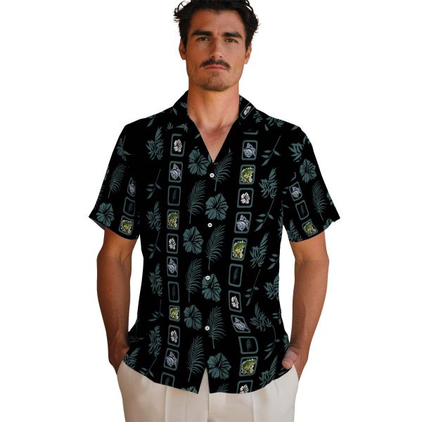 Fishing Framed Floral Hawaiian Shirt High quality