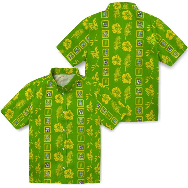 Frog Framed Floral Hawaiian Shirt Latest Model