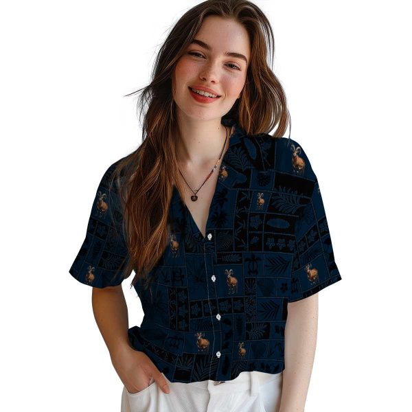 Goat Tropical Patchwork Hawaiian Shirt Trendy