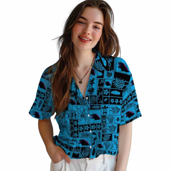 Godzilla Tropical Patchwork Hawaiian Shirt Trendy