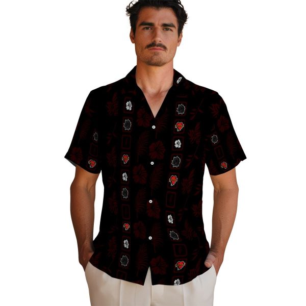 Goth Framed Floral Hawaiian Shirt High quality