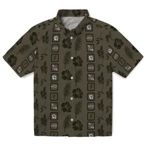 Gun Framed Floral Hawaiian Shirt Best selling