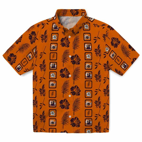 Halloween Framed Floral Hawaiian Shirt Best selling