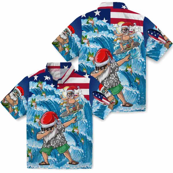 Hawaiian Flower Shirt Surfing Santa Hawaiian Shirt Latest Model