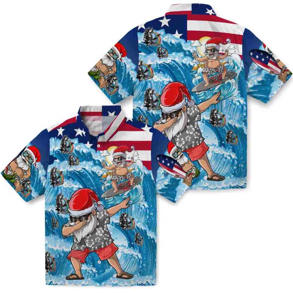 Heavy Metal Surfing Santa Hawaiian Shirt Latest Model