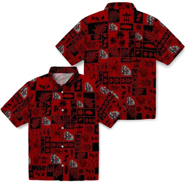 Heavy Metal Tropical Patchwork Hawaiian Shirt Latest Model