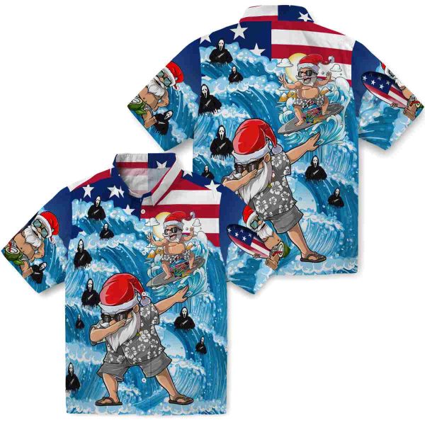 Horror Surfing Santa Hawaiian Shirt Latest Model