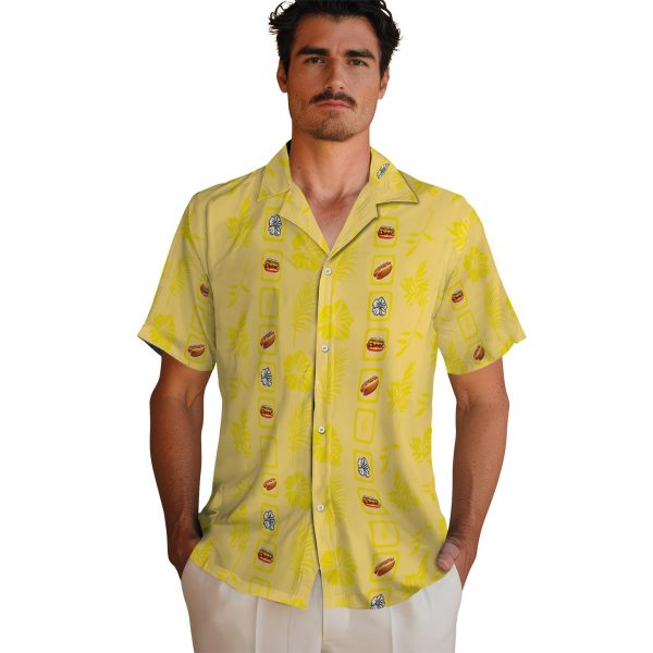 Hot Dog Framed Floral Hawaiian Shirt High quality